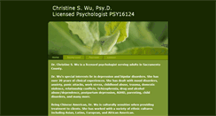 Desktop Screenshot of drchristineswu.com